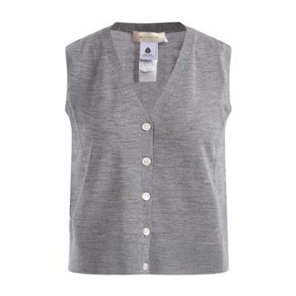 Max Mara Dames, Jassen, Grijs, Maat: XS Wol
