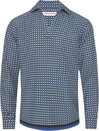 Orlebar Brown Camicia Ridley - Blu