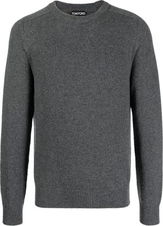 Tom Ford cashmere knitted jumper - men - Cashmere - 54 - Grey