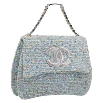 Chanel Pre-owned Vintage Hand Bag - Dames - Pre-owned - Blauw - Maat: ONE Size