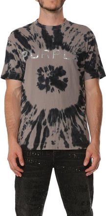 Purple Sequin Logo Texture Jersey T-Shirt in Grey at Nordstrom, Size Xx-Large