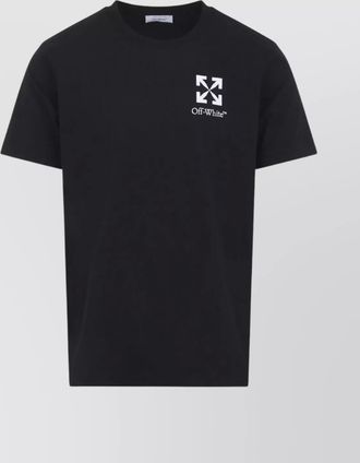 Off-white slim fit short sleeve t-shirt