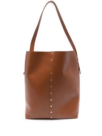 Fabiana Filippi leather shoulder bag - Brown