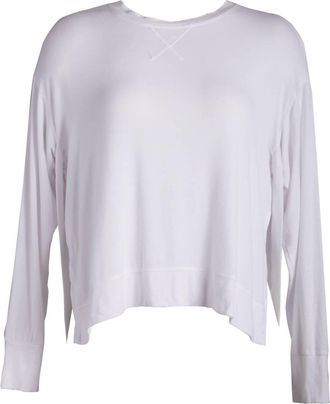 LVHR Womens Sabina Crew Sweatshirt In White