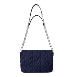 Ralph Lauren Shoulder Bags, female, Blue, Size: ONE SIZE Stevie Medium Messenger Bag
