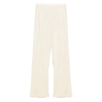 Helmut Lang Broeken, Dames, Beige, M, Fluid Car Broeken