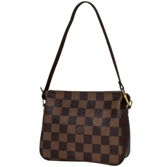 Louis Vuitton Brown Damier Canvas Galle Pouch (Pre-Owned)