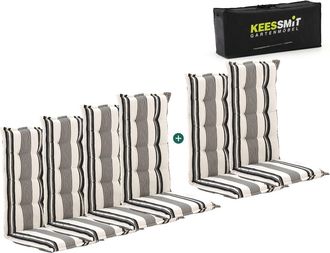 Kees Smit Madison tuinkussen set van 6 hoge rug