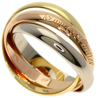 Cartier Trinity Yellow Gold (18K) Pink Gold (18K) White Gold (18K) Band Ring (Pre-Owned)