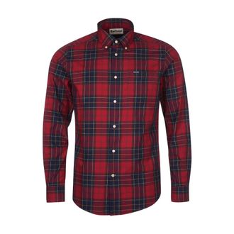 Barbour Hombre, Camisas, Rojo, Talla: XL