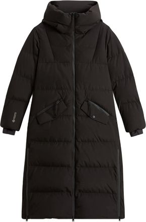 Woolrich Cappotto trapuntato con cappuccio - Nero