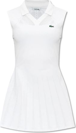 Lacoste Jurk met logo - Dames - Korte kleedjes - Wit - Xs/S - Kleedjes