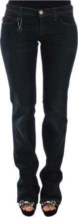 Costume National Blauwe Slim Fit Denim Vreugde - Dames - Slim Fit Jeans - Blauw - W25 - Denim - Jeans