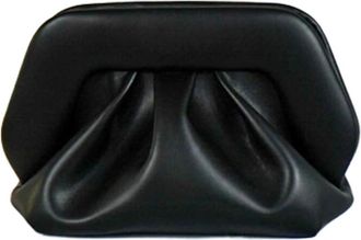Themoir&egrave; Zwarte Moire Tassen voor Vrouwen - Dames - Clutches - Zwart - ONE Size - Tassen