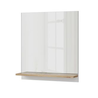 Vicco Armario Con Espejo Para Ba&ntilde;o Marelle, Blanco, 60 X 67 Cm Con Estante