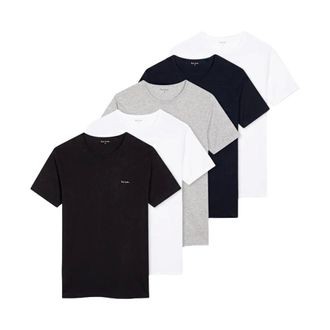 Paul Smith Pack de 5 camisetas b&aacute;sicas de colores surtidos - Tops - Hombre - Multicolor - XL