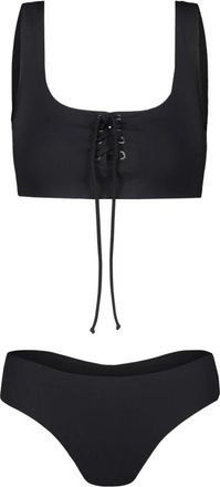 Federica Tosi Elegant Zwart Jurk Kostuum - Dames - Bikinis - Zwart - L - Badmode