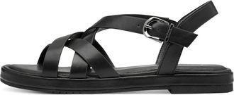 Tamaris Sandaal - Dames - Sandalen - Zwart - 39 EU - Schoenen