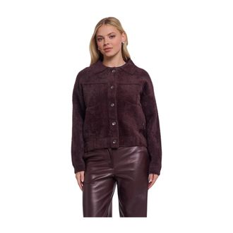 Rino&Pelle Boxy Jacket - Dames - Jassen - Bruin - Maat: L