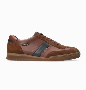 Mephisto Mens Elyo Sneaker In Brown Velsport
