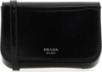 Prada Black leather crossbody bag