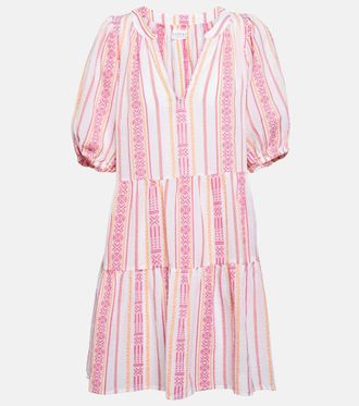 Velvet Miniabito Monique in cotone jacquard