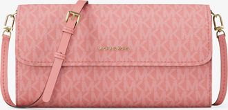 Michael Kors Jet Set Small Signature Logo Convertible Crossbody Bag
