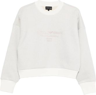 Emporio Armani Sweater met logoprint - Grijs