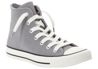 Converse Sneaker CONVERSE CHUCK TAYLOR ALL STAR COLORFUL SUEDE, Damen, Gr. 37,5, schwarz (classic grau, egret, schwarz), Leder, Schuhe Sneaker