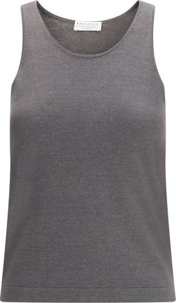 Brunello Cucinelli Brunello Cucinelli Dames Gebreide Tanktop