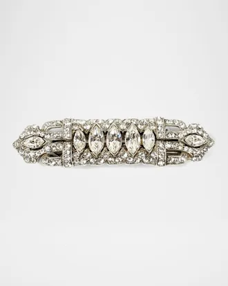 Ben-Amun Thin Crystal Hair Barrette