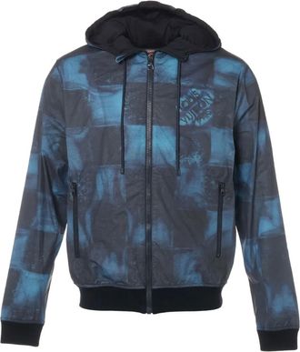 Louis Vuitton 2021 Damier jack met capuchon en Salt-print - Blauw