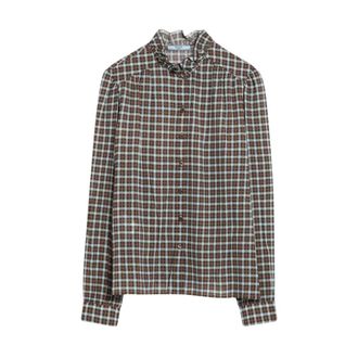 Prada Shirts, female, Multicolor, XS, Long Sleeve Shirt