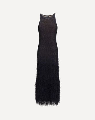 Giorgio Armani Long sequin-knit Dress Female 42