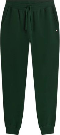 Tommy Hilfiger Essential Terry Trainingsbroeken - Heren - Sweatpants - Groen - XL - Katoen - Broeken