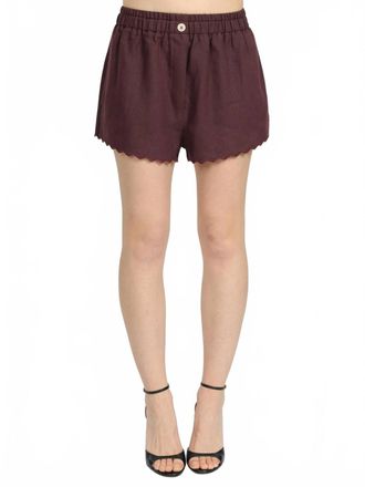 Forte_Forte Chic Linen Shorts In Fondant
