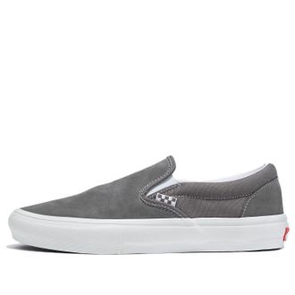 Vans Skate Slip On Pewter True White Grey VN0A5FCA195