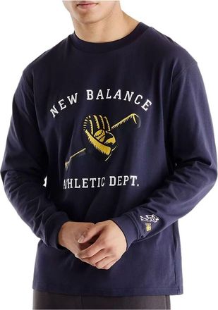 New Balance x Shohei Long Sleeve Mitt & Bat T-Shirt Asia Sizing Dark Night MT6202LZDNT
