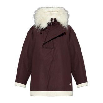 Moncler unisex, Jassen, Bruin, Maat: M Katoen