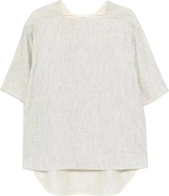 The Row Hamza Top - Dames - Blouses & Shirts - Wit - Maat: 2XS Katoen
