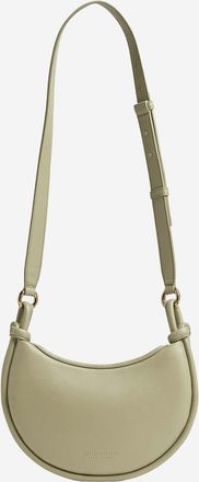 Bottega Veneta Womens Leather Cufflinks Shoulder Bag Light Green Lambskin