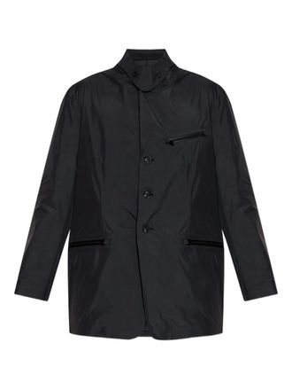 Yohji Yamamoto button-fastening shirt jacket - men - Recycled Polyamide - M - Black