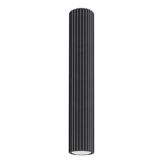 Sollux Lighting L&aacute;mpara de techo negro aluminio alt. 7 cm
