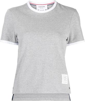 Thom Browne Light Grey Crewneck T-Shirt