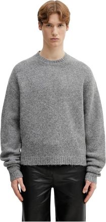 Heliot Emil Round-neck Truien - Heren - Ronde hals truien - Grijs - XL - Truien & Vesten