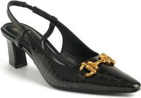 New York & Company Ilona Horsebit Slingback Pump in Black at Nordstrom Rack, Size 6.5