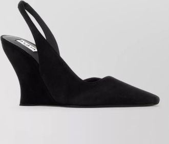 Alaia suede mules