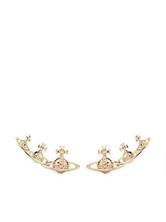 Vivienne Westwood Candy oorbellen met klimmer - Goud