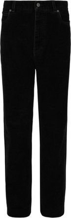 Ferragamo Velvet Straight-Leg Pants