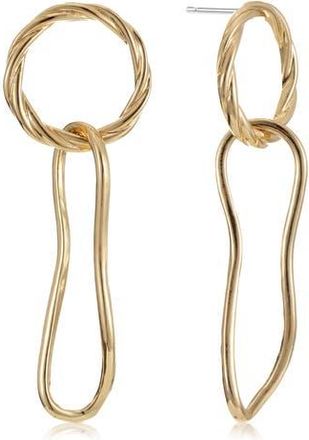 Ettika Circle Dangle Earrings in Gold at Nordstrom Rack